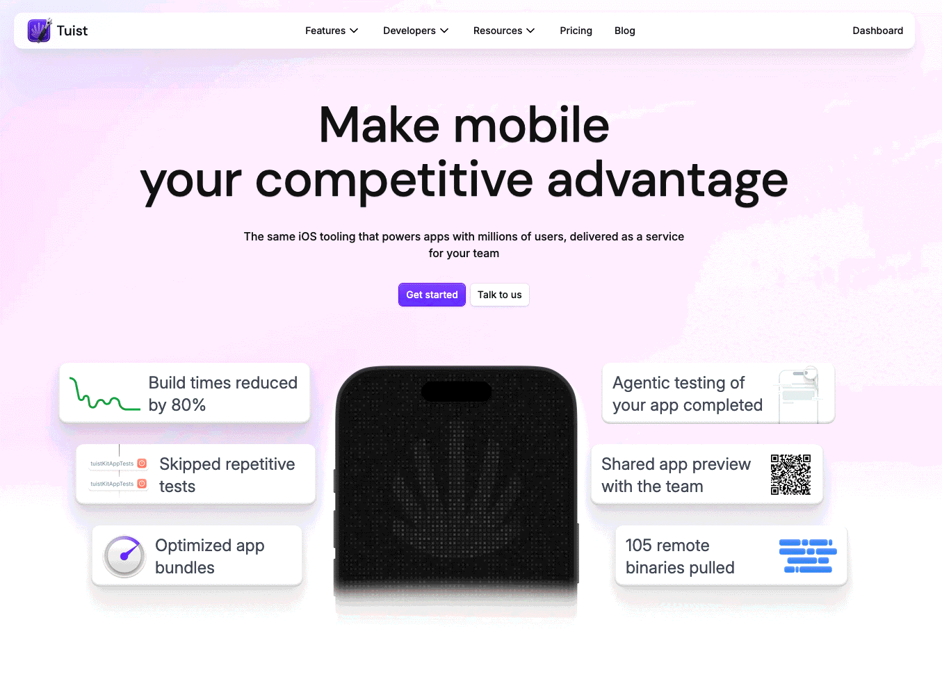 Image showing the new landing page